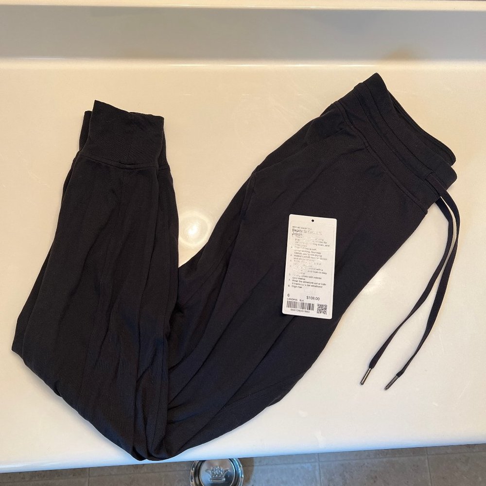 Lululemon Ready to Rulu High-Rise Jogger *Full Length Solid Black
